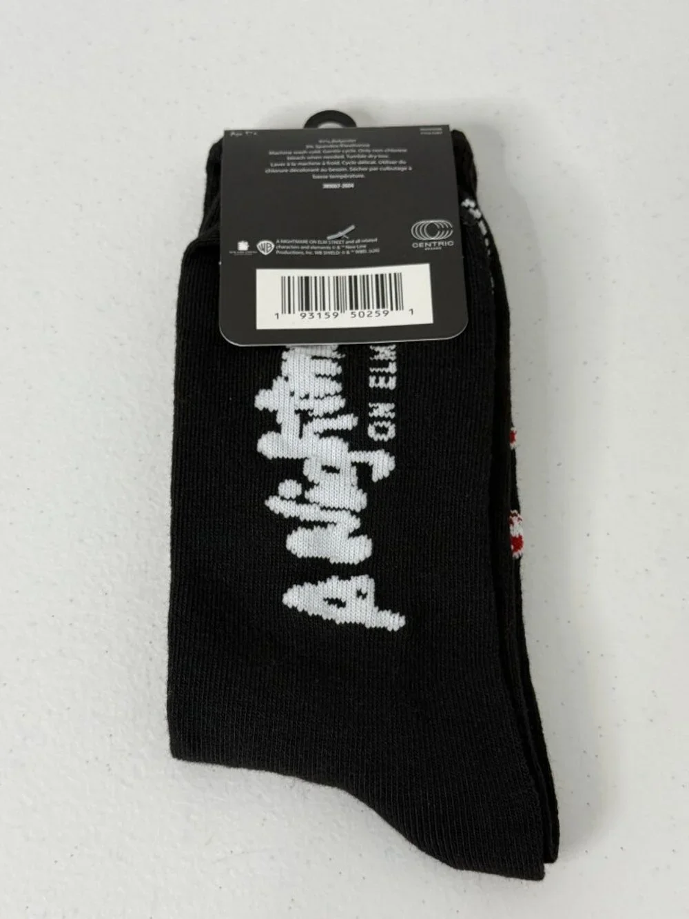 Nightmare on Elm Street Freddy Krueger Crew Socks New